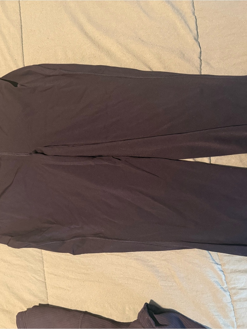 lululemon athletica Black Wide-Leg Yoga Pants